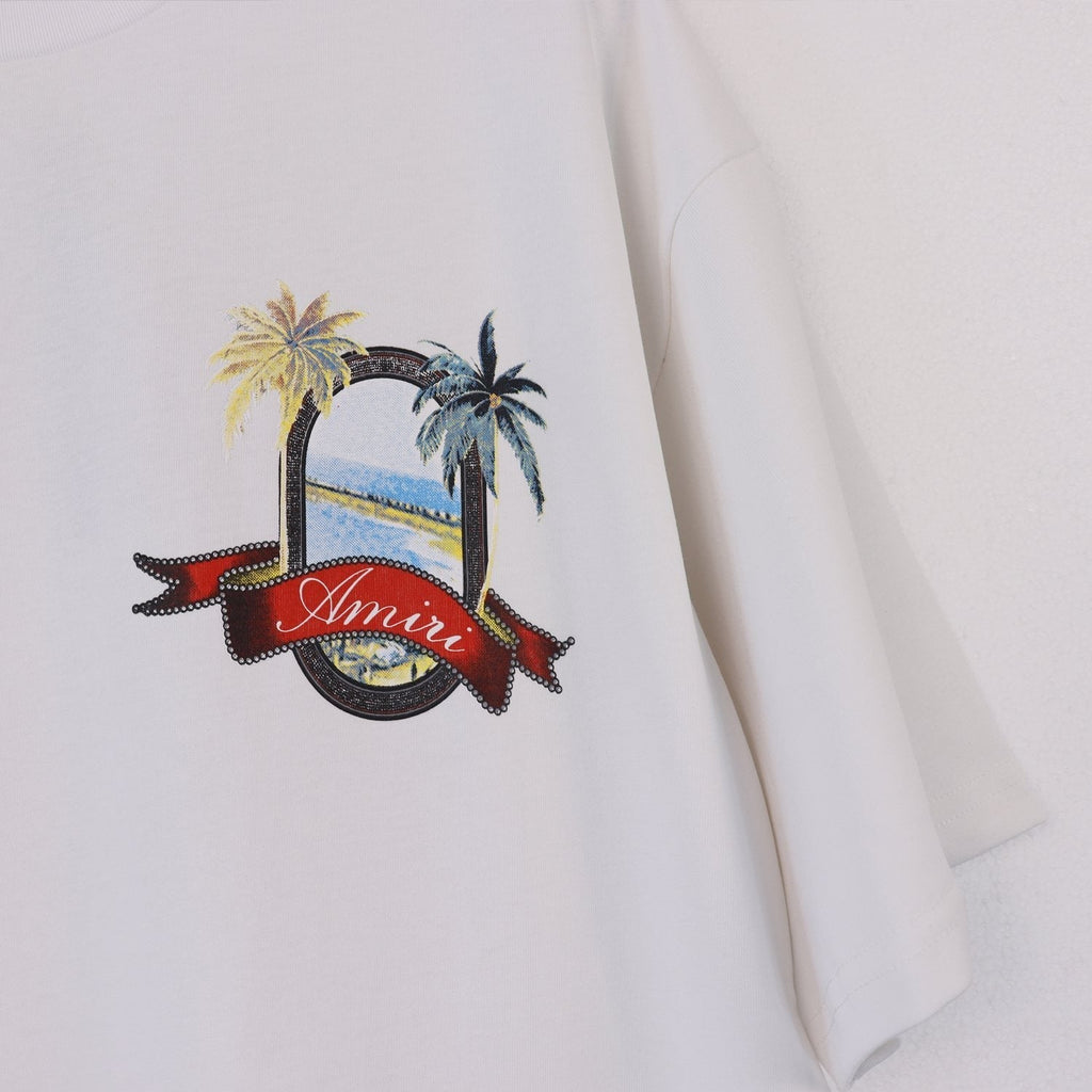 AMIRI Paradise Palm Graphic T-Shirt ¡ª front
