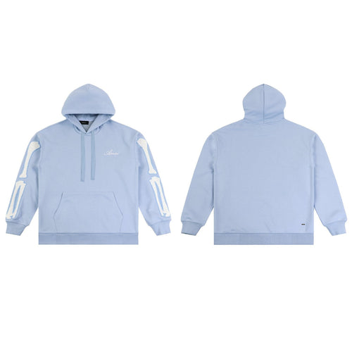 AMIRI Collegiate Bone Sleeve Graphic Hoodie ¡ª front