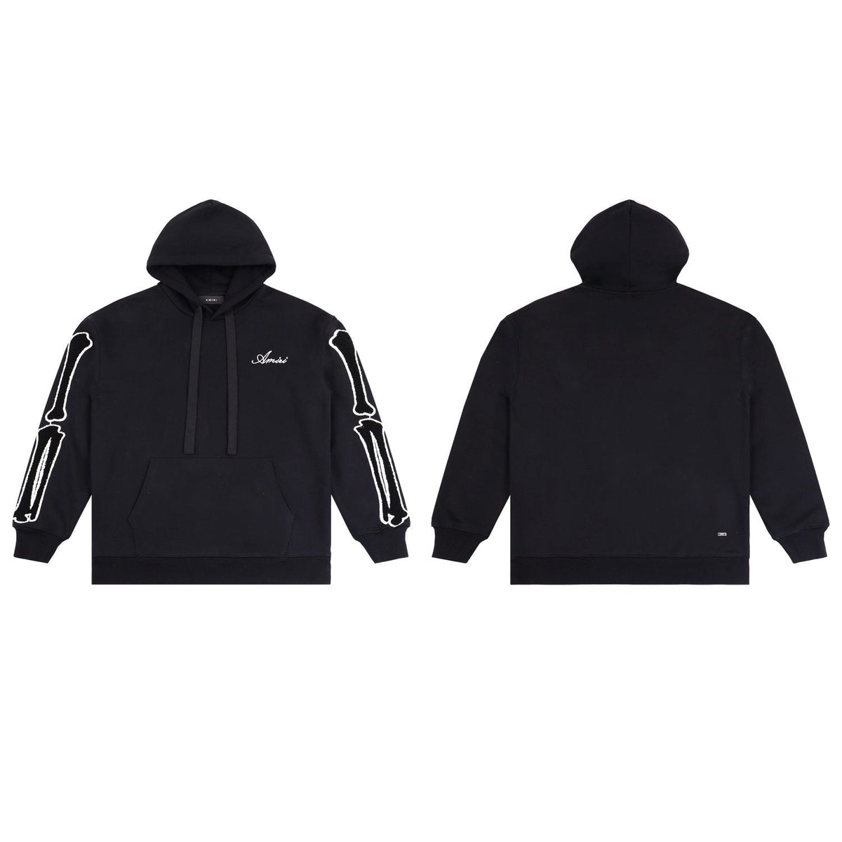 AMIRI Collegiate Bone Sleeve Graphic Hoodie ¡ª front