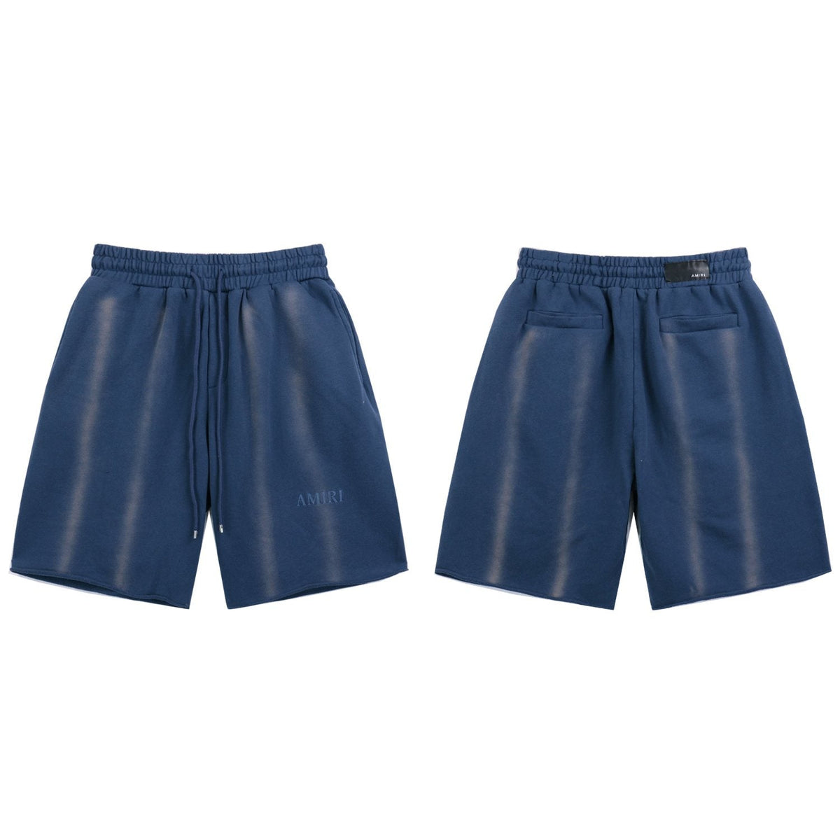 AMIRI Washed Embroidered T-Shirt & Shorts Set ¡ª front
