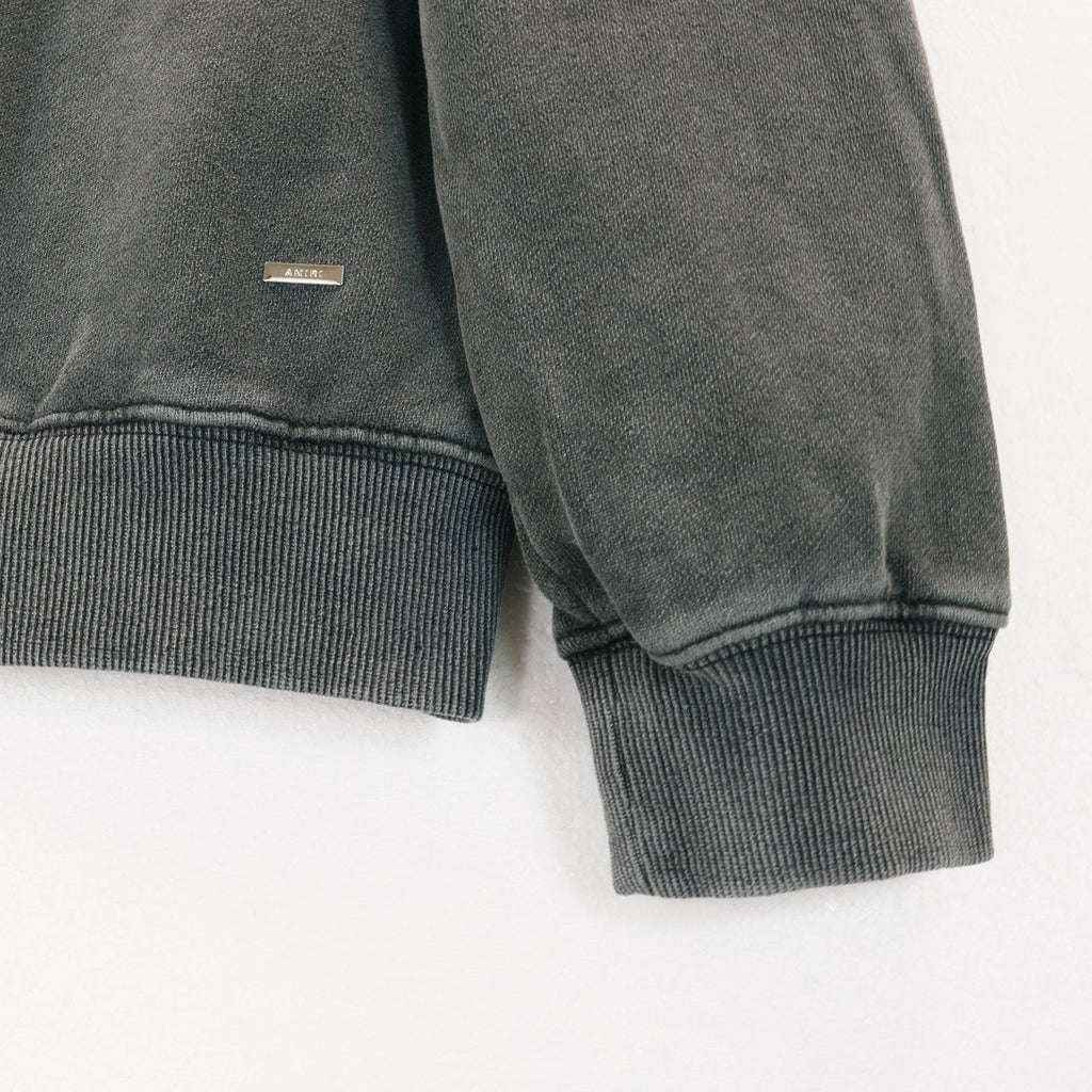 AMIRI Washed Dark Gray Graphic Hoodie ¡ª detail