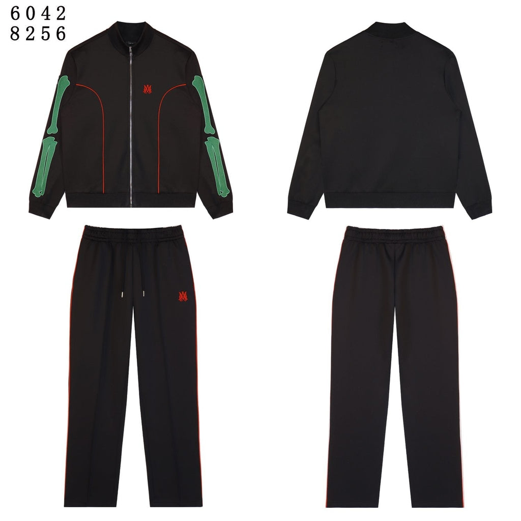 AMIRI Bones Track Jacket & Pants Matching Set ¡ª hero
