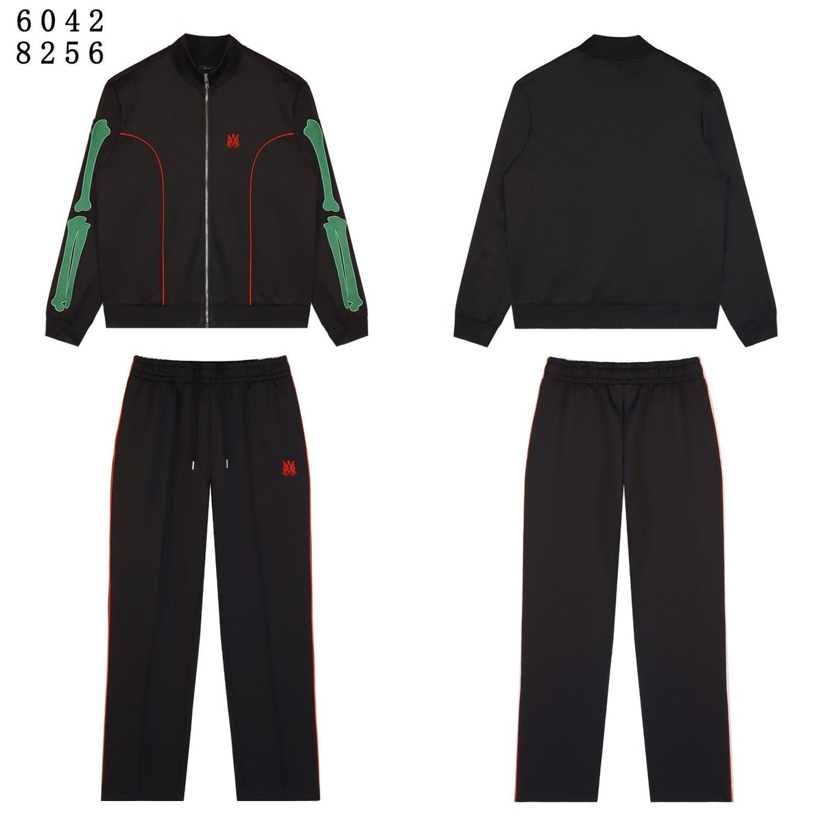 AMIRI Bones Track Jacket & Pants Matching Set ¡ª hero