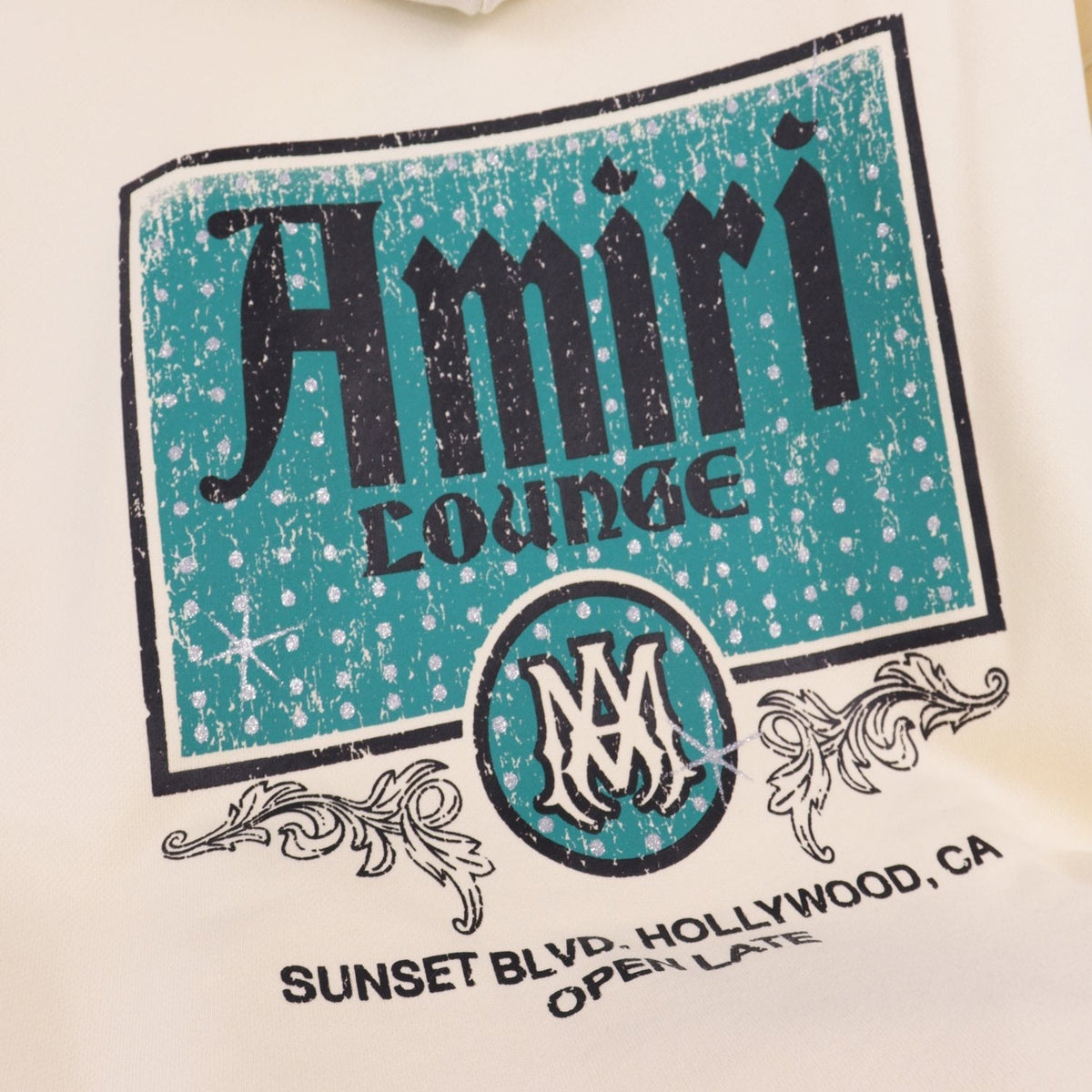 AMIRI Vintage Crystal Lounge Graphic Hoodie ¡ª detail