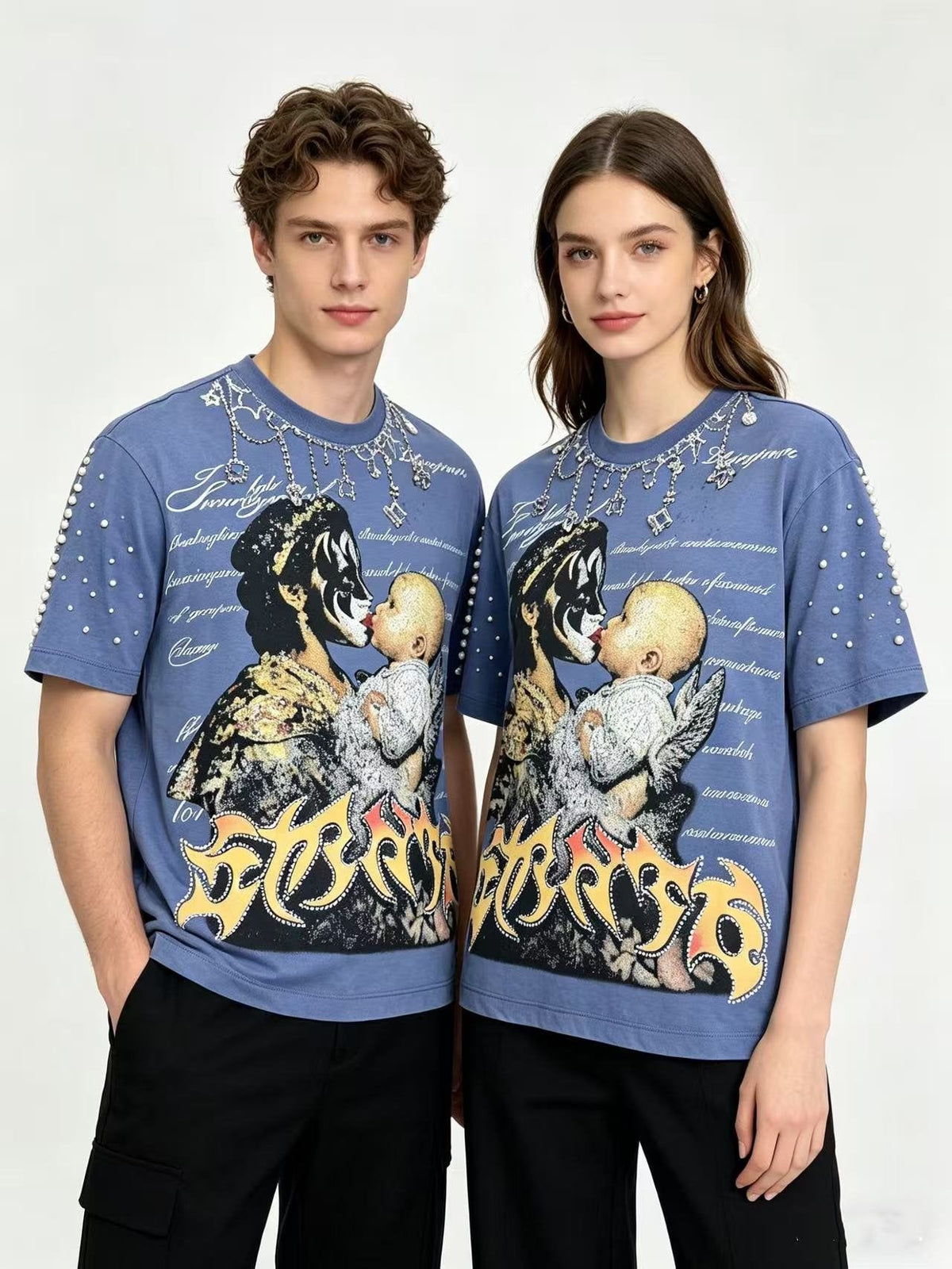 SAINT Washed Rock Graphic Short-Sleeve T-Shirt ¡ª context
