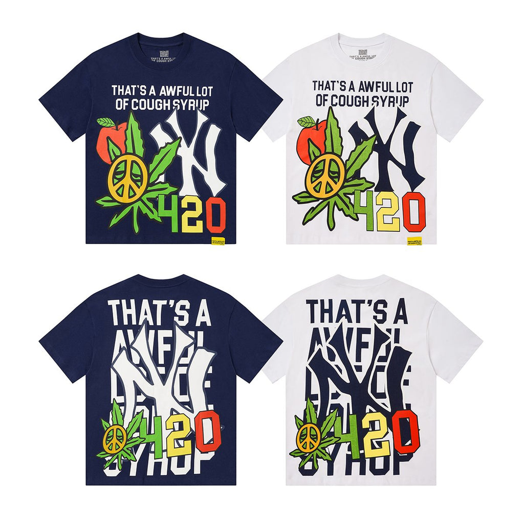 THAT'S A AWFUL LOT OF COUGH SYRUP Front & Back Graphic T-Shirt ¡ª comparison