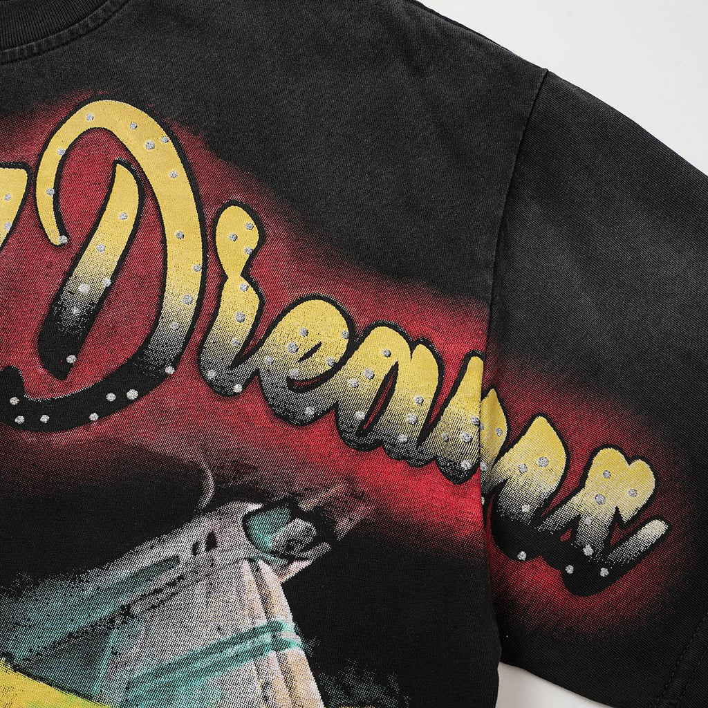 VALLEY Dragon Aircraft Astronaut Graphic T-Shirt ¡ª detail
