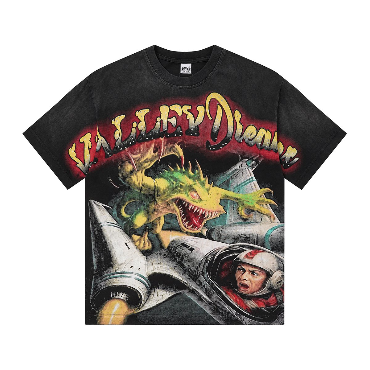 VALLEY Dragon Aircraft Astronaut Graphic T-Shirt ¡ª hero