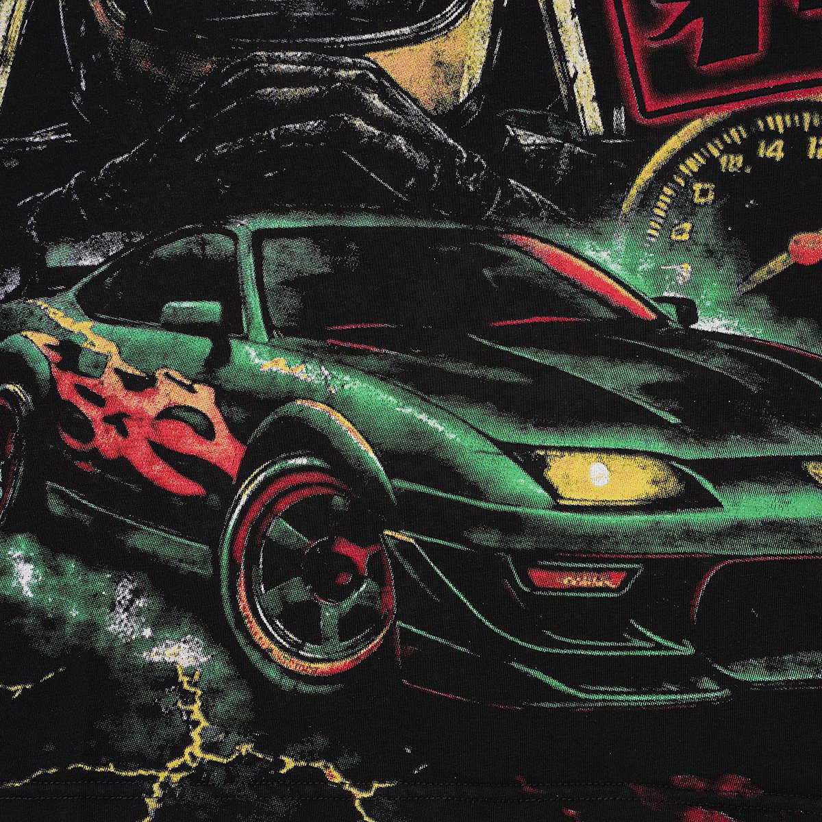 VALLEY 14 Racing Car Graphic T-Shirt ¡ª detail