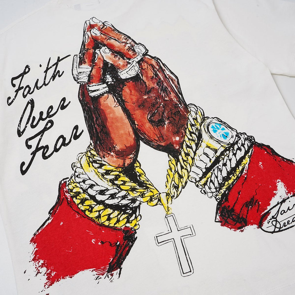 SAINT P53 Rhinestone Graphic T-Shirt ¡ª detail