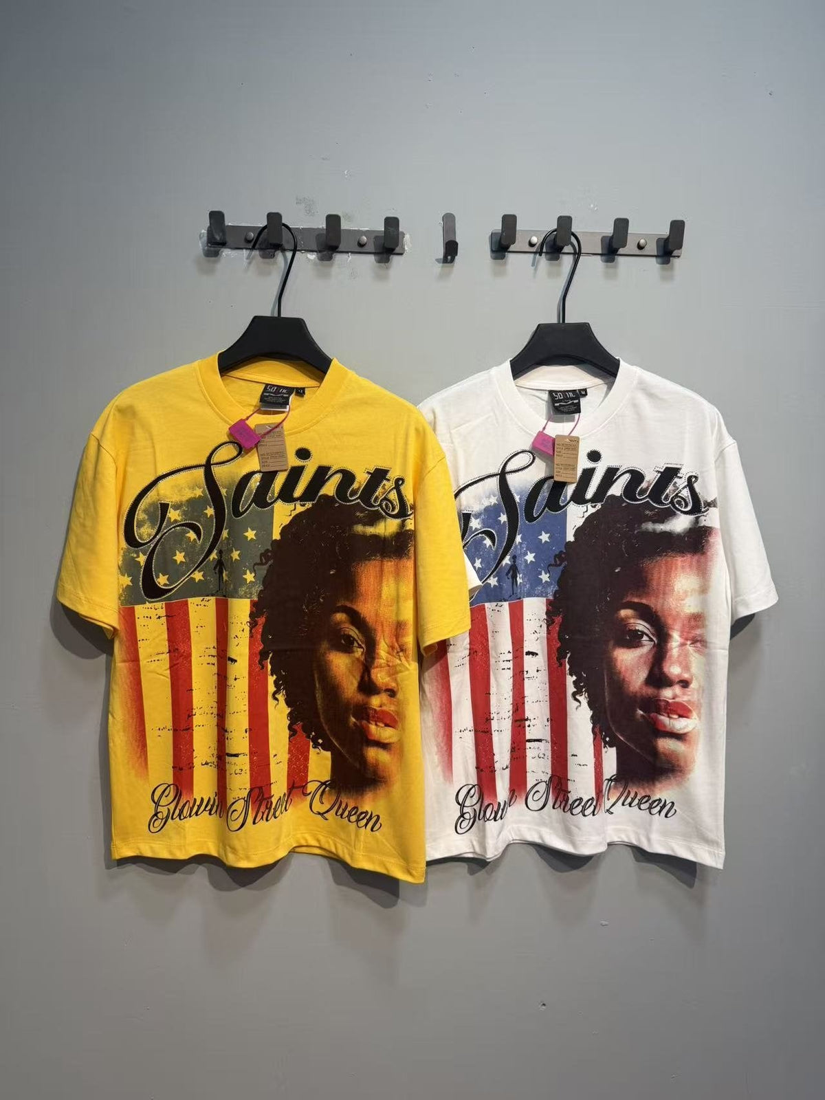 SAINT Glowing Street Queen Graphic T-Shirt ¡ª comparison
