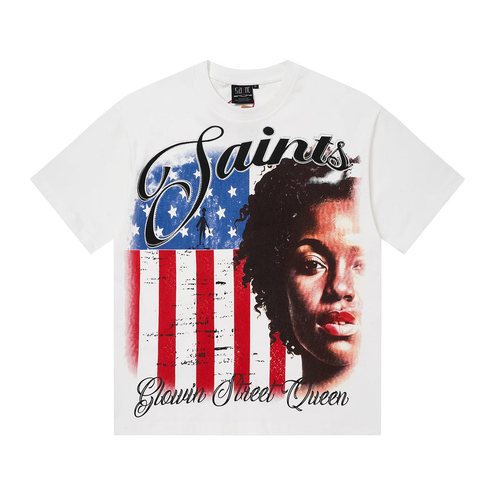 SAINT Glowing Street Queen Graphic T-Shirt ¡ª hero