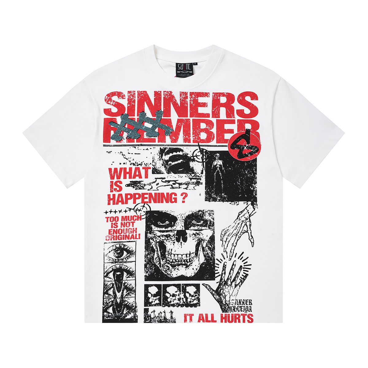 SAINT Skull Graphic Short-Sleeve T-Shirt ¡ª hero