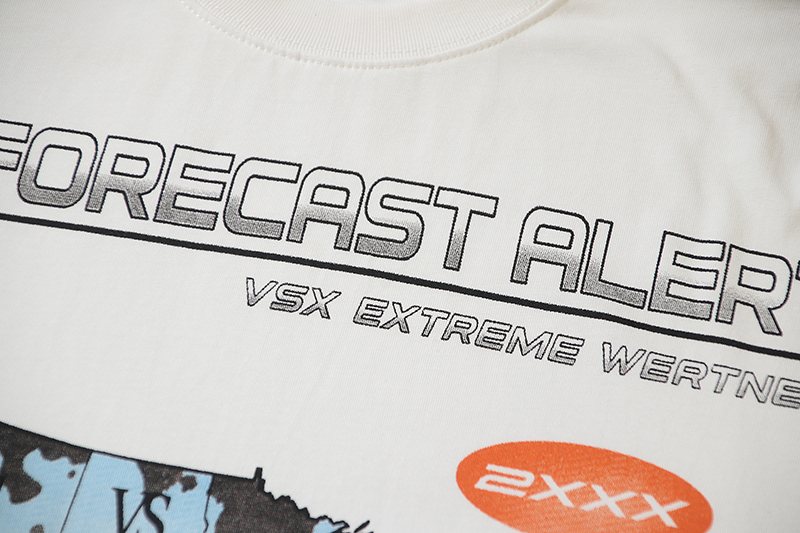 VALE USA Forecast Alert Weather Map Graphic T-Shirt ¡ª detail