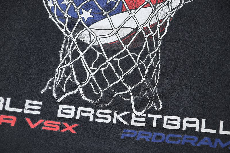 VALE USA Pure Bucket Basketball Graphic T-Shirt ¡ª detail