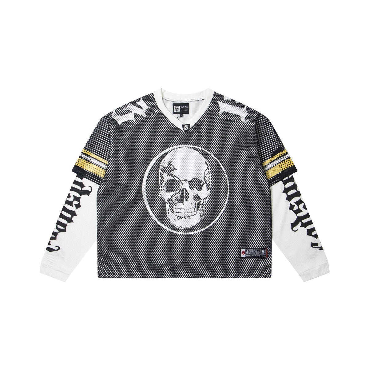 Godspeed Skull K-Back Mesh Long-Sleeve T-Shirt ¡ª front