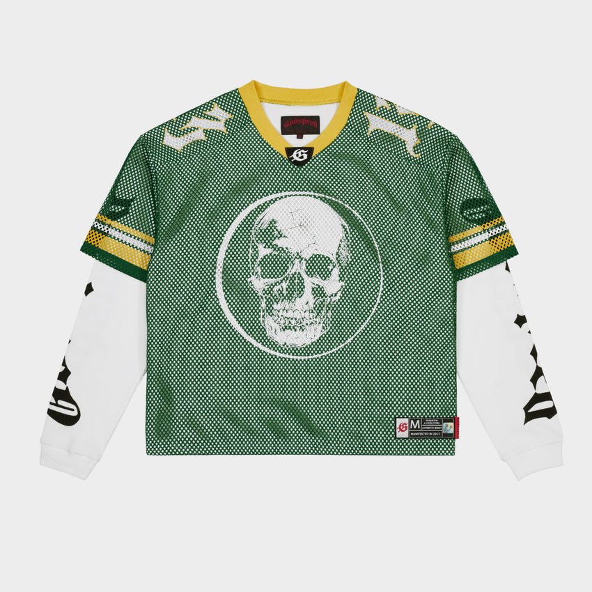 Godspeed Skull Mesh Jersey Long-Sleeve T-Shirt ¡ª hero