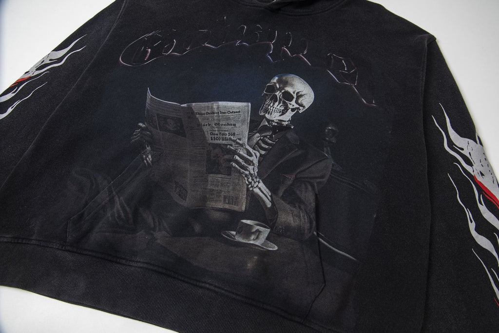 Godspeed Black Monday Skeleton Graphic Hoodie ¡ª detail