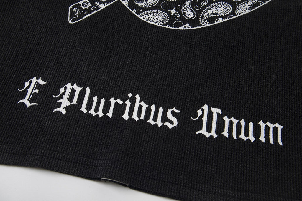 Godspeed Hollywood Graphic Waffle Long-Sleeve T-Shirt ¡ª detail