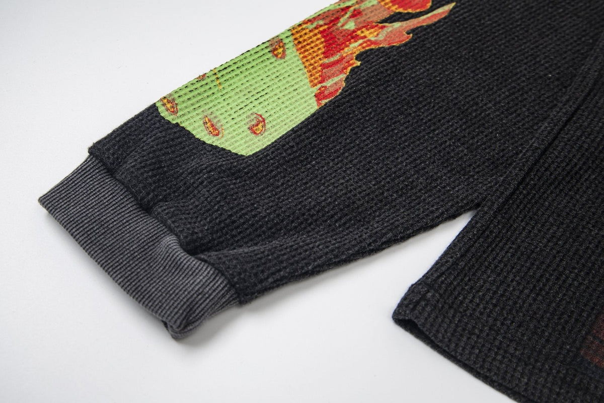 Godspeed E Pluribus Unum Graphic Long-Sleeve T-Shirt ¡ª fabric_closeup