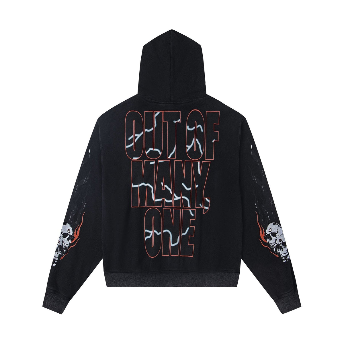 Godspeed Out of Many One Car Graphic Hoodie ¡ª back