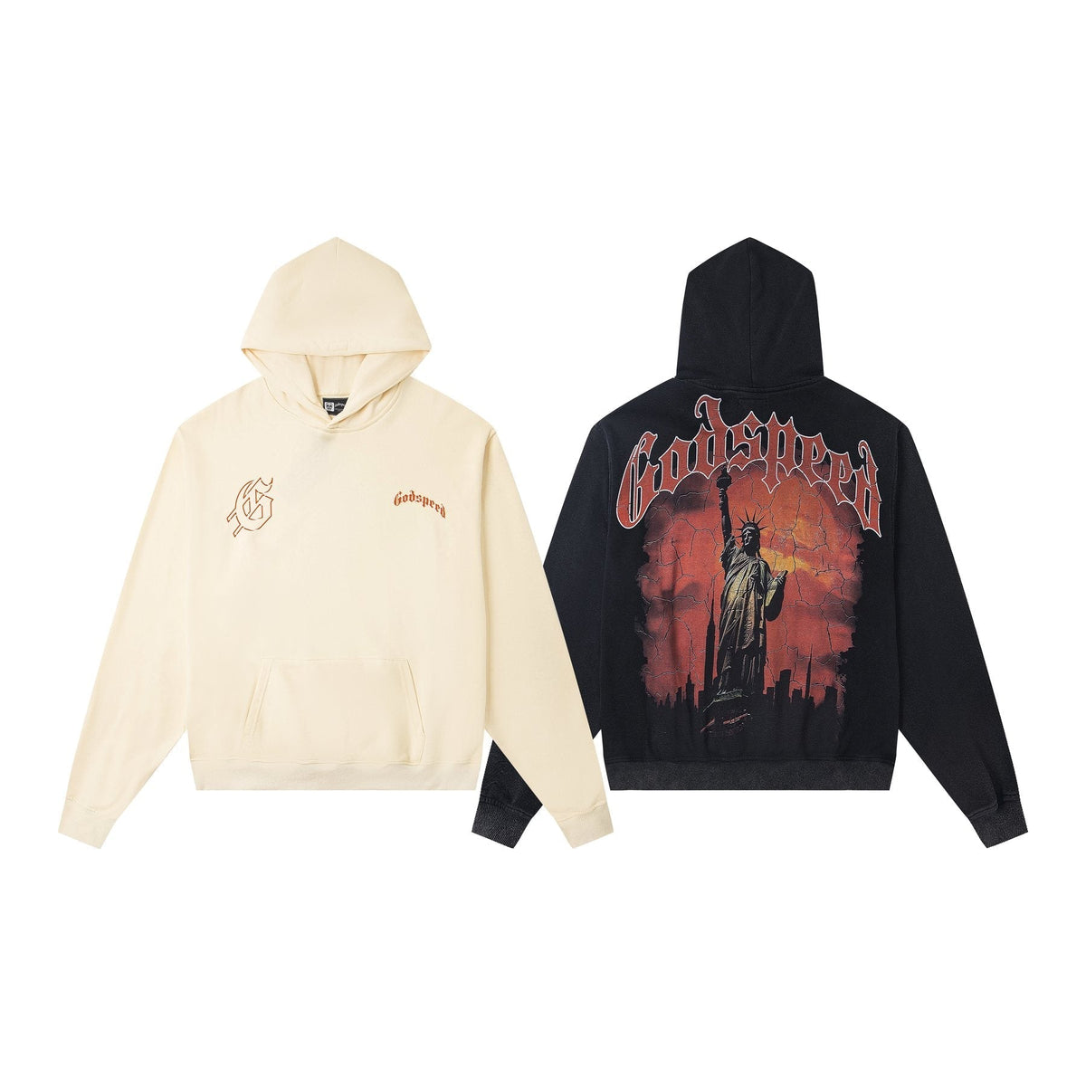 Godspeed Statue Graphic Hoodie ¡ª comparison