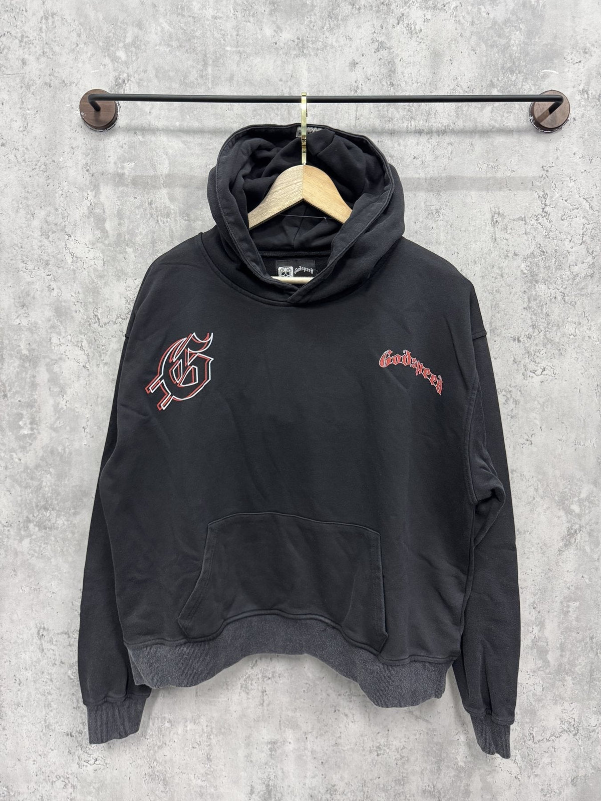 Godspeed Statue Graphic Hoodie ¡ª front