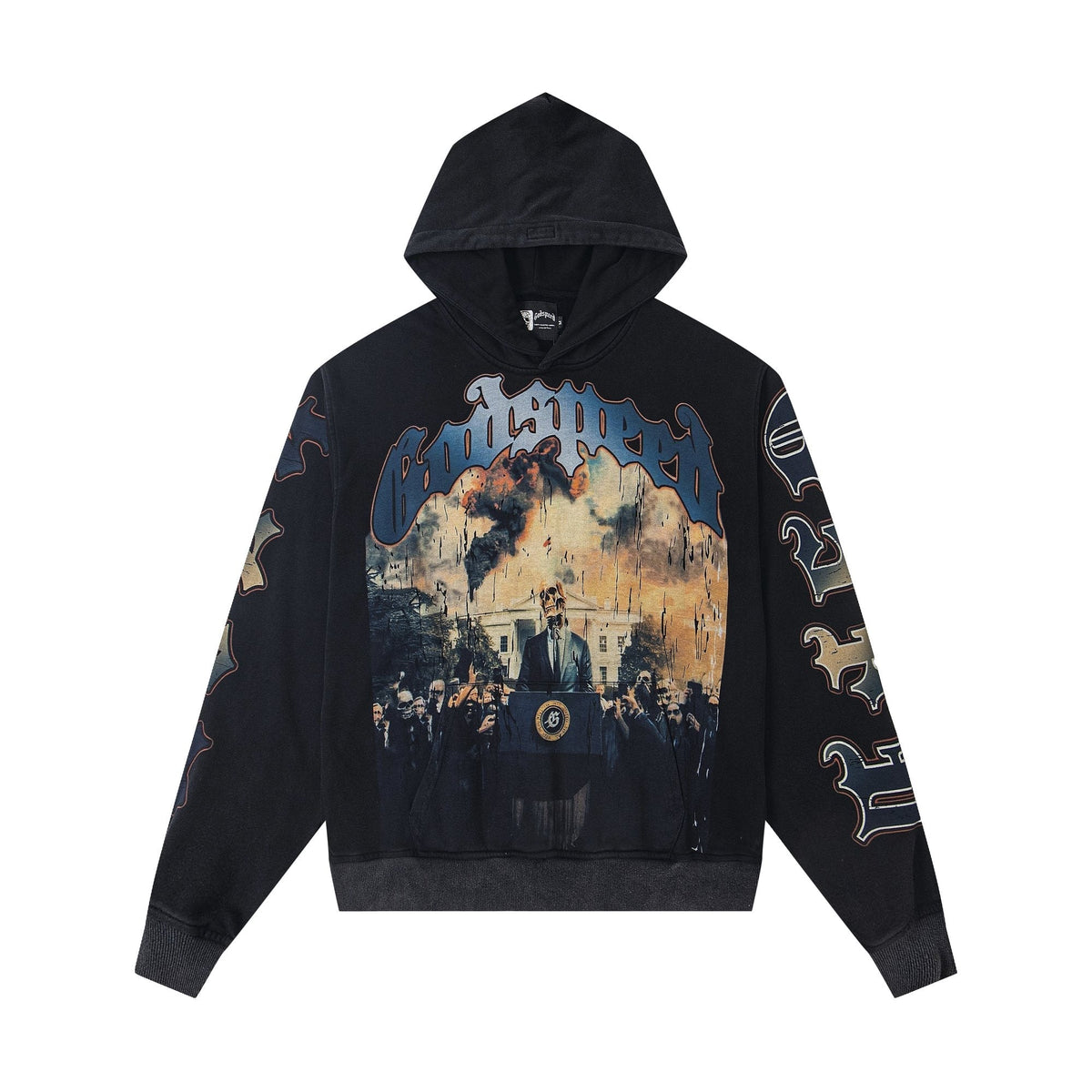 Godspeed Out of Many One Graphic Hoodie ¡ª hero