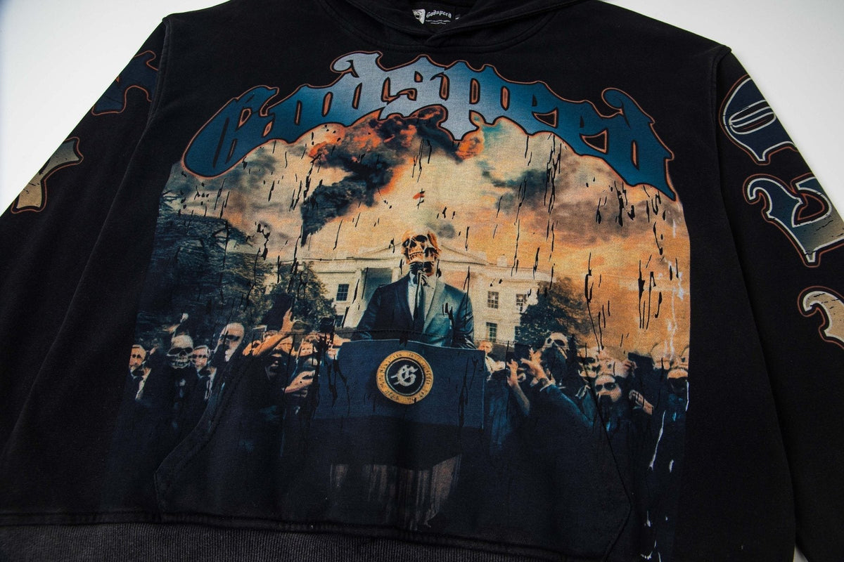 Godspeed Out of Many One Graphic Hoodie ¡ª detail