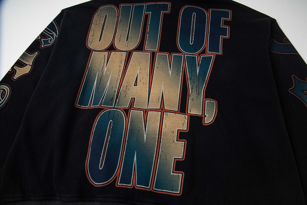 Godspeed Out of Many One Graphic Hoodie ¡ª detail