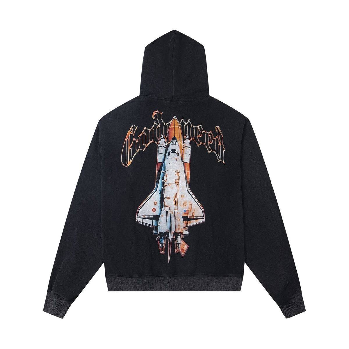 Godspeed Astronaut Shuttle Graphic Hoodie ¡ª back