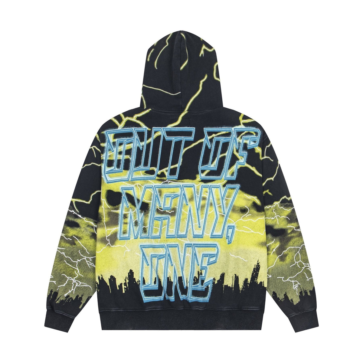 Godspeed Out of Many One All-Over Print Zip Hoodie ¡ª back