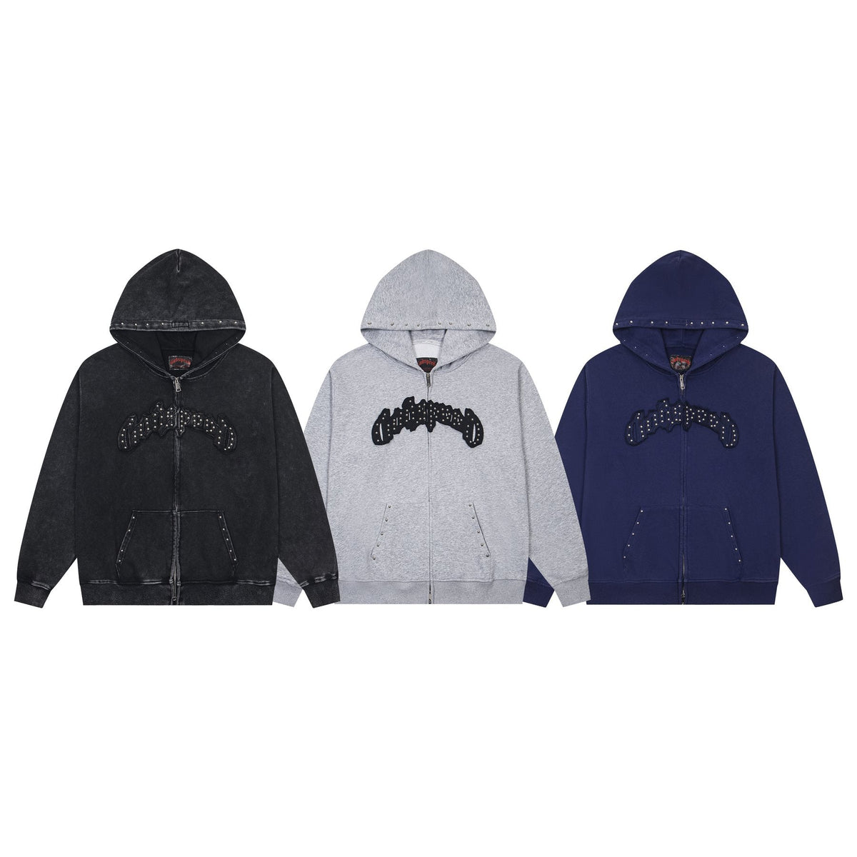 Godspeed Rhinestone-Style Zip Hoodie ¡ª comparison