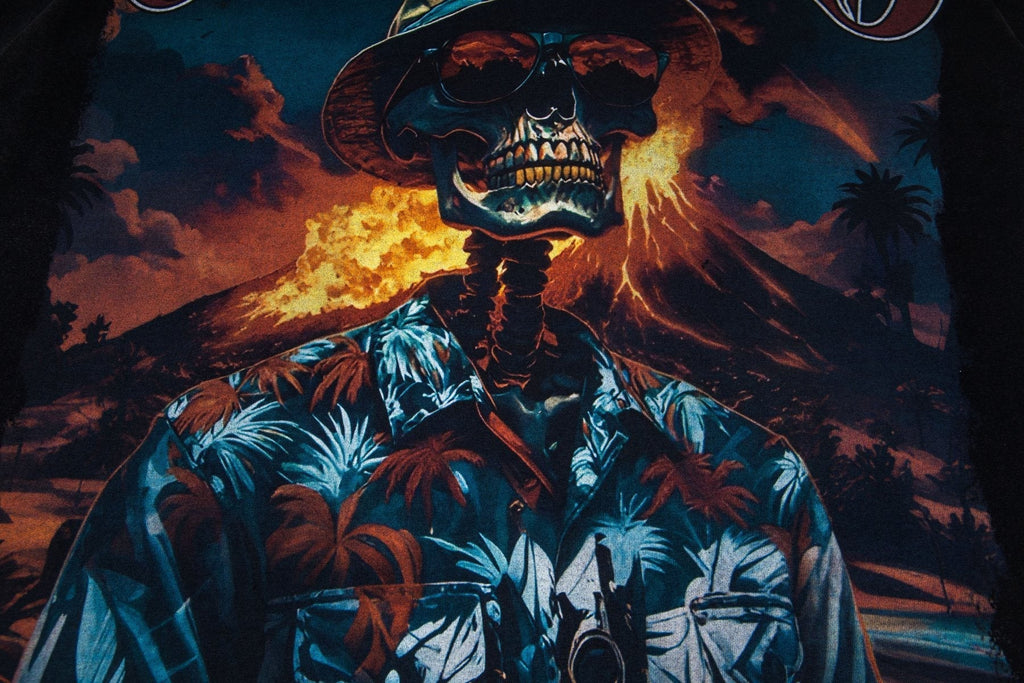 Godspeed Skeleton Back Graphic T-Shirt ¡ª detail