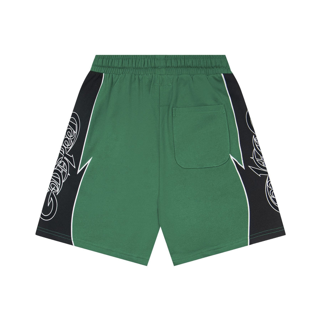 Godspeed Printed Side-Panel Drawstring Shorts ¡ª back
