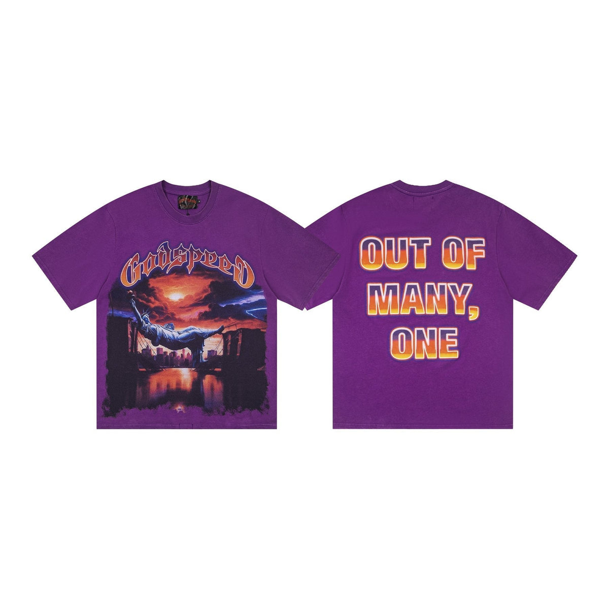 Godspeed Out of Many One Short-Sleeve Graphic T-Shirt ¡ª front