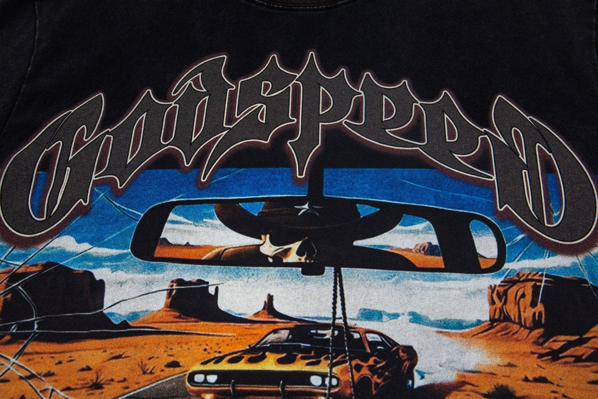 Godspeed Car & Dice Graphic T-Shirt ¡ª detail