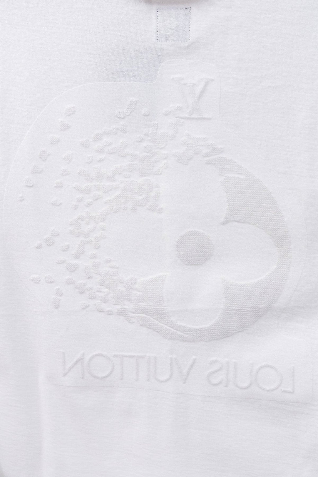 Louis Vuitton*LV Tonal Floral Graphic Short-Sleeve T-Shirt ¡ª detail