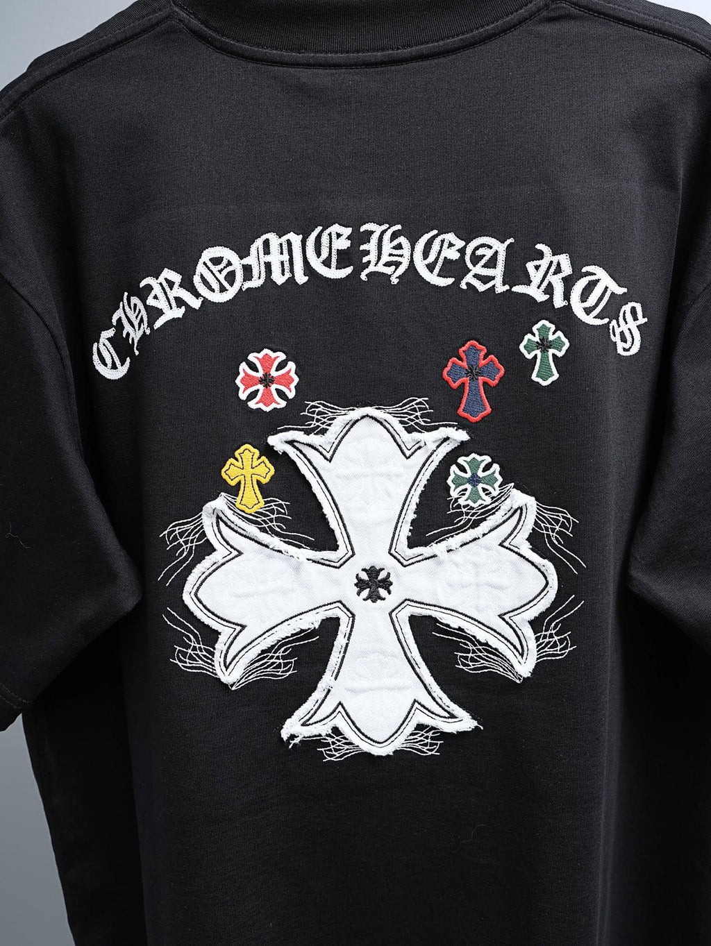 Chrome Hearts Back Graphic Short-Sleeve T-Shirt ¡ª detail