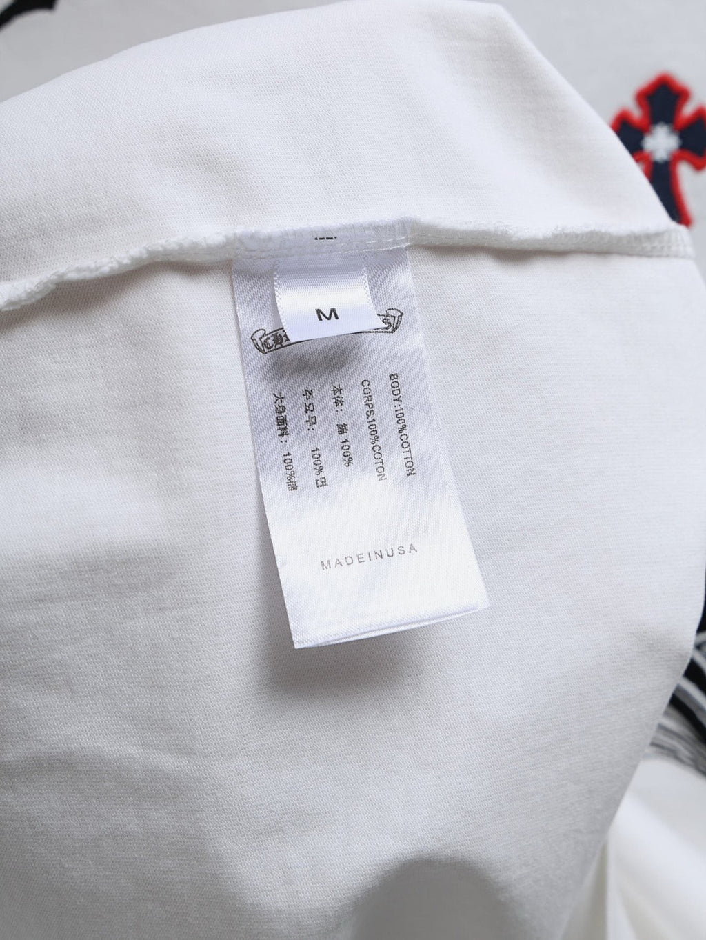 Chrome Hearts Cross Graphic Short-Sleeve T-Shirt ¡ª neck_label