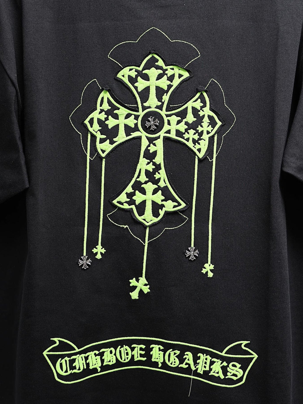 Chrome Hearts Cross Graphic Short-Sleeve T-Shirt ¡ª detail