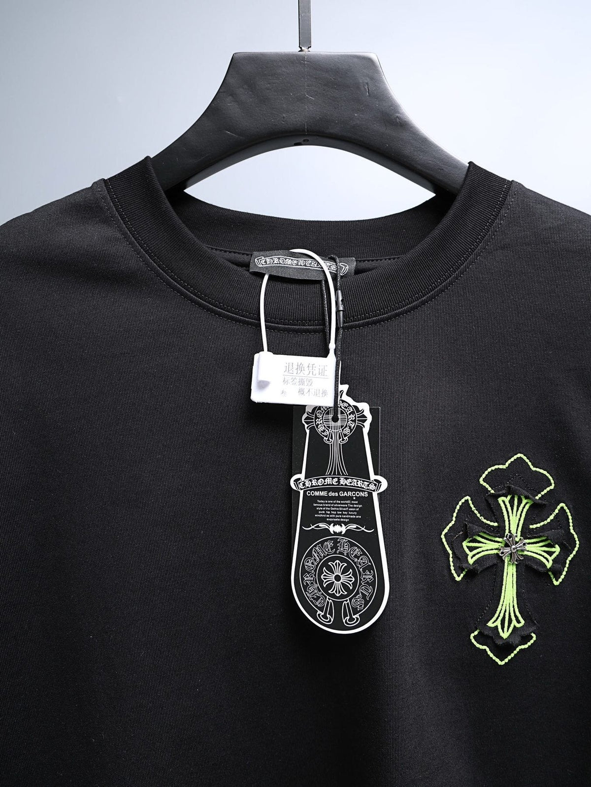 Chrome Hearts Cross Graphic Short-Sleeve T-Shirt ¡ª hang_tag