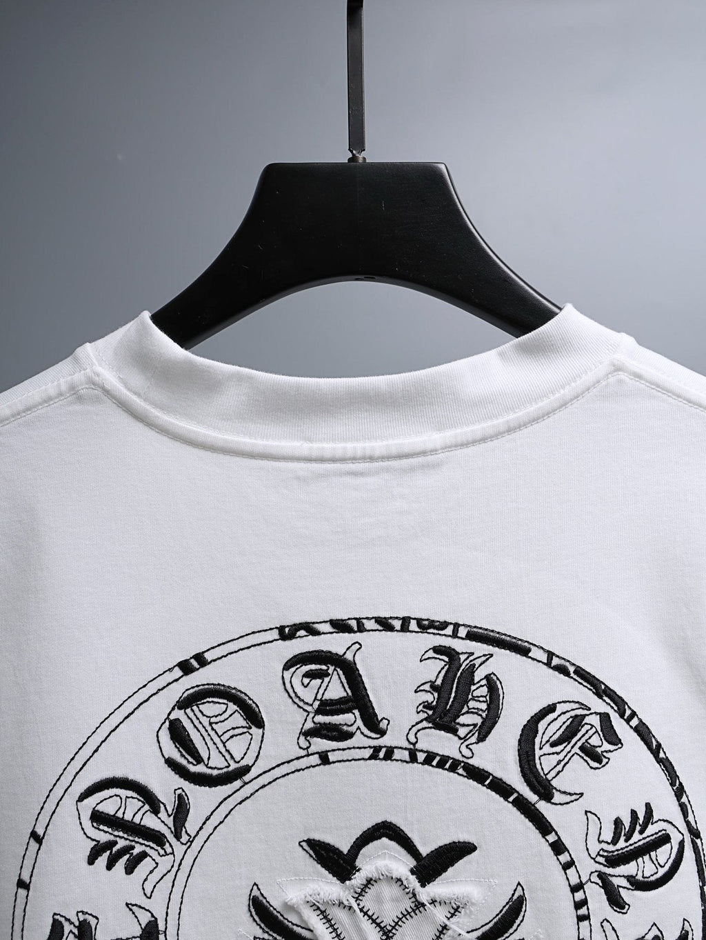 Chrome Hearts Floral Gothic Graphic T-Shirt ¡ª detail