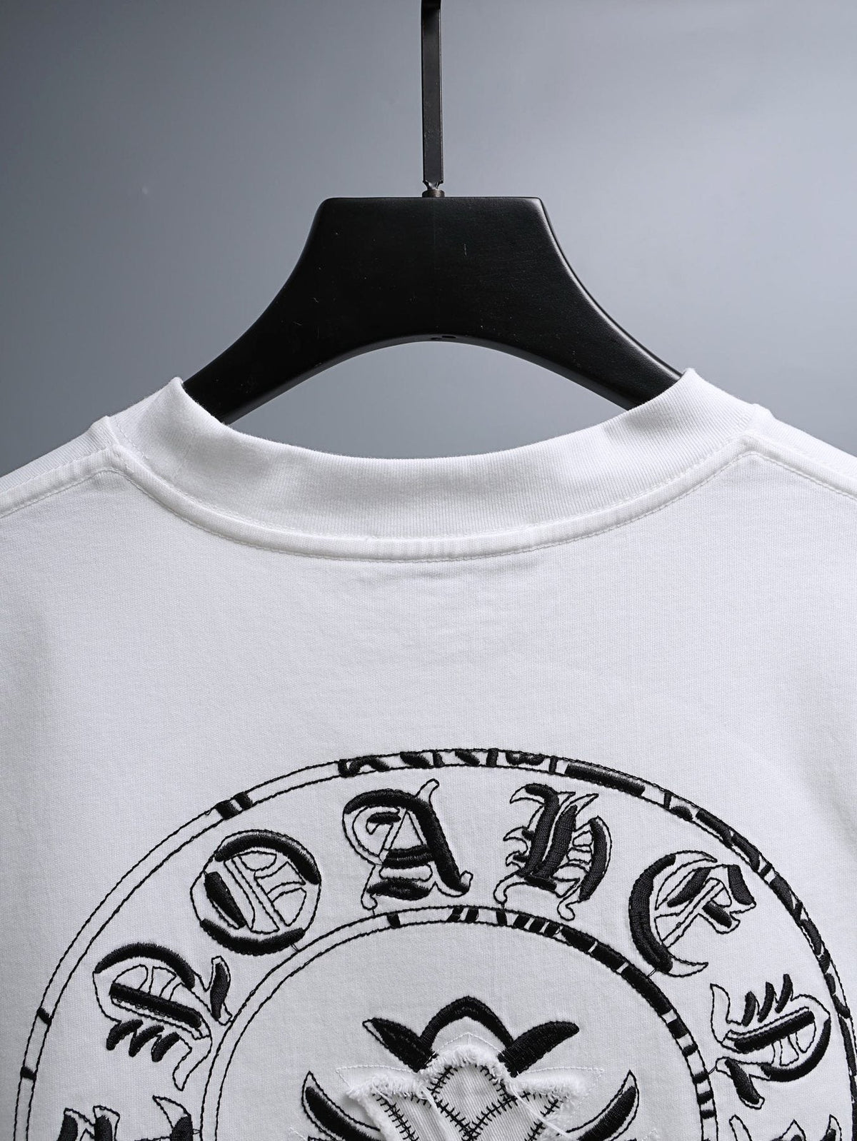 Chrome Hearts Floral Gothic Graphic T-Shirt ¡ª detail