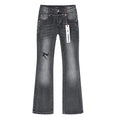 Purple Brand Washed Black Flare Jeans ¡ª hero