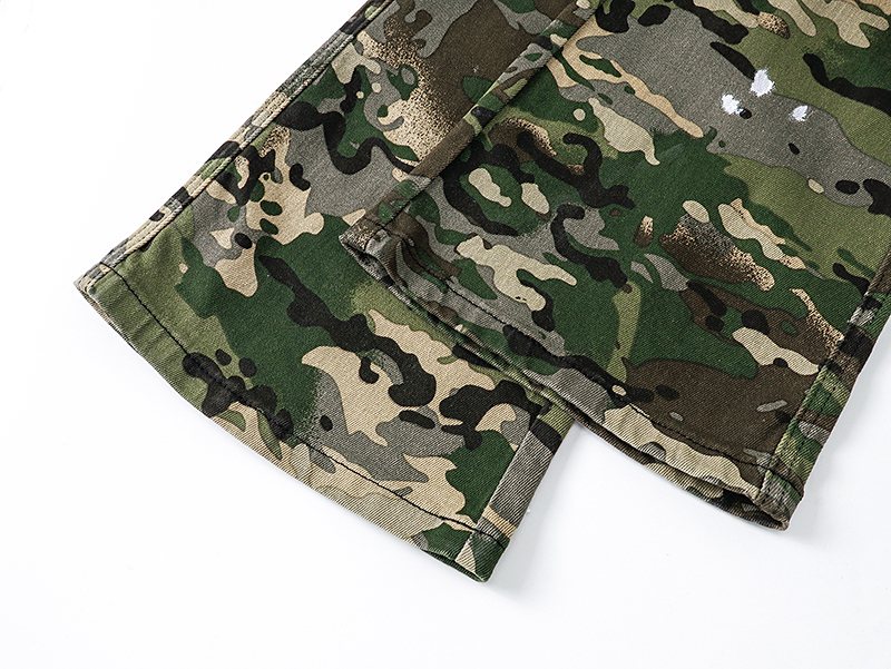Purple Brand Green Camouflage Utility Pants ¡ª detail