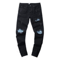 AMIRI Black Distressed Biker Jeans ¡ª hero