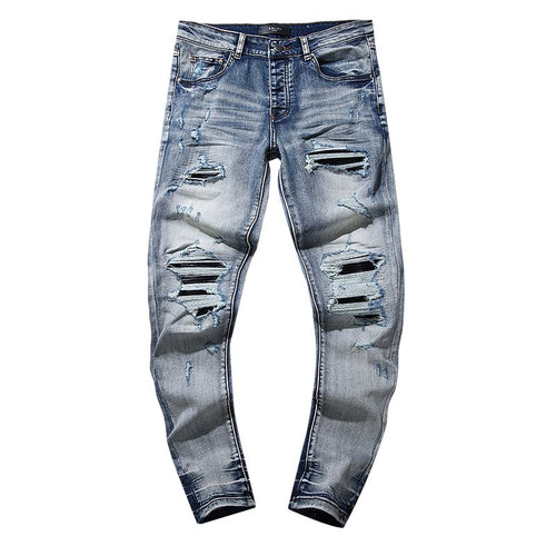 AMIRI Light Blue Distressed Jeans ¡ª hero