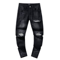AMIRI Black Washed Distressed Jeans ¡ª hero