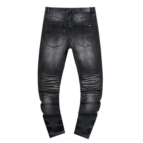 AMIRI Black Distressed Washed Jeans ¡ª back